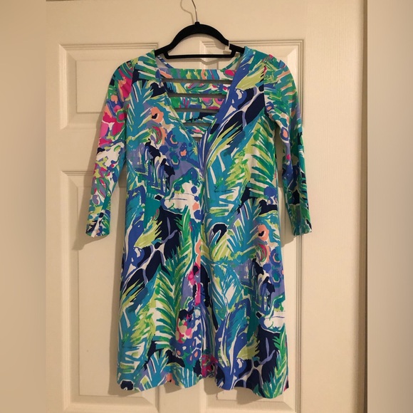 Lilly Pulitzer Ophelia dress in Purrfect print size XXS - Picture 4 of 6